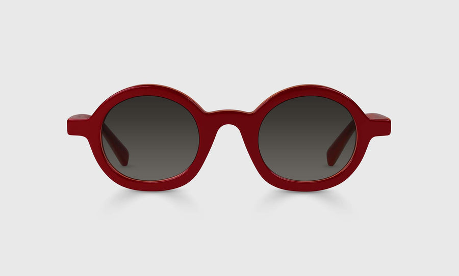 Flat Tire Color 01 - Scarlet Red Layered Front and Temples