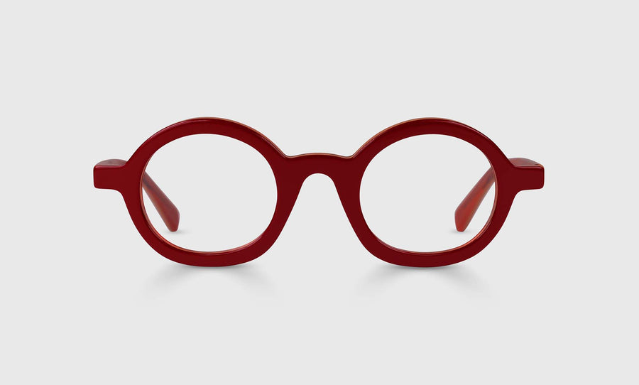 Flat Tire Color 01 - Scarlet Red Layered Front and Temples