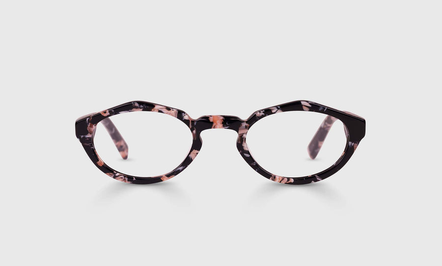 Twin Peaks Color 00 - Black and White Floral Front and Temples