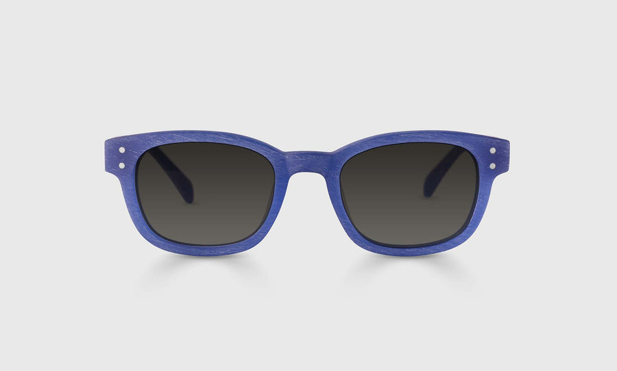 Biff Narrow Color 09 - Lake Blue Woodgrain Front and Temples