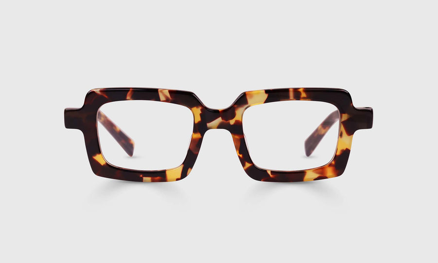 Square Root Color 18 - Tortoise Crystal Front and Temples