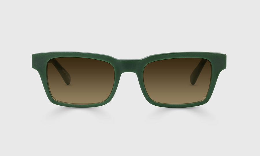 Fare n Square Color 18 - Matte Hunter Green Front and Temples