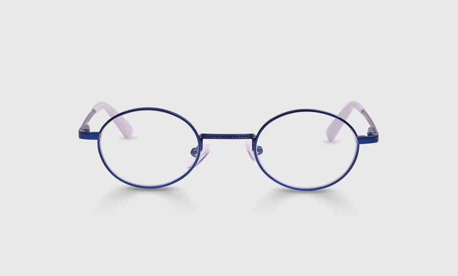 09 | eyebobs Teddy, Narrow, Round, Readers, Blue Light, Prescription Glasses, Front Image