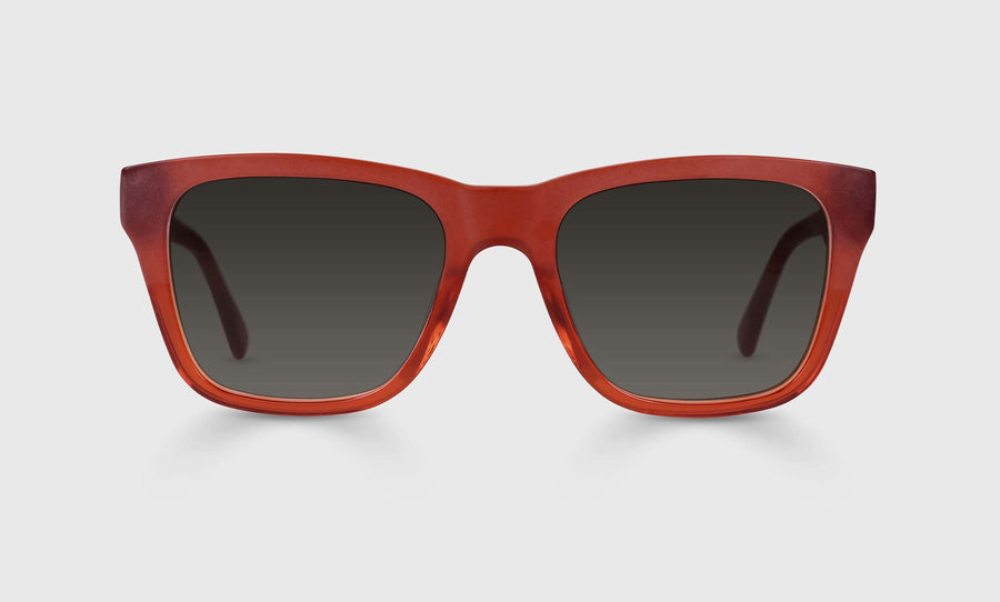 Kvetcher Wide Color 76 - Half Matte Rust Orange Front and Temples