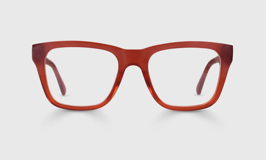 Kvetcher Wide Color 76 - Half Matte Rust Orange Front and Temples