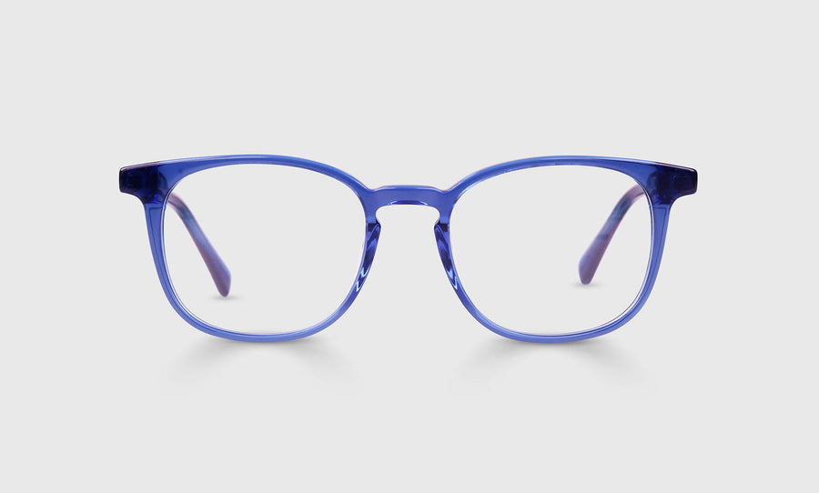 Boardroom Color 11 - Sapphire Blue Crystal Front and Temples