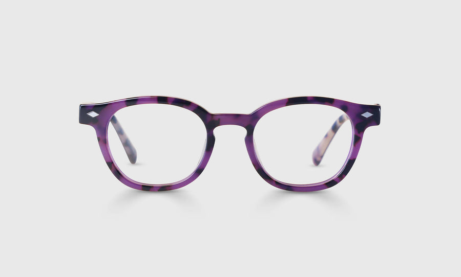 Bitty Witty Color 20 - Violet Tortoise Front and Temples