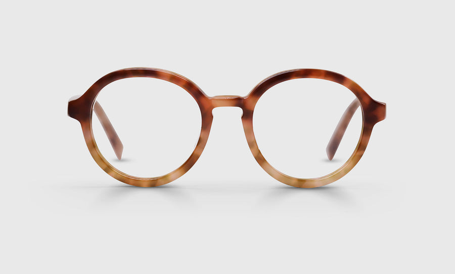 Roko Voko Color 19 - Caramel Tortoise Fade Front and Temples