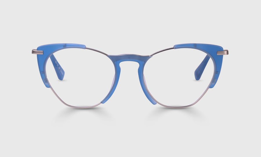 10 | eyebobs Mingled, Wide, Cat-Eye, Readers, Blue Light, Prescription Glasses, Front