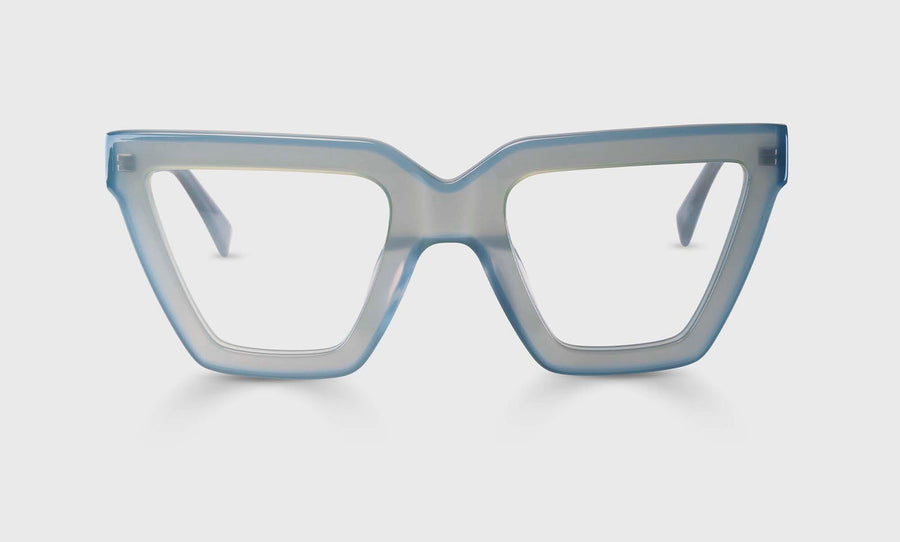 To The Point Color 74 - Ash Grey with Dusty Blue Front and Temples