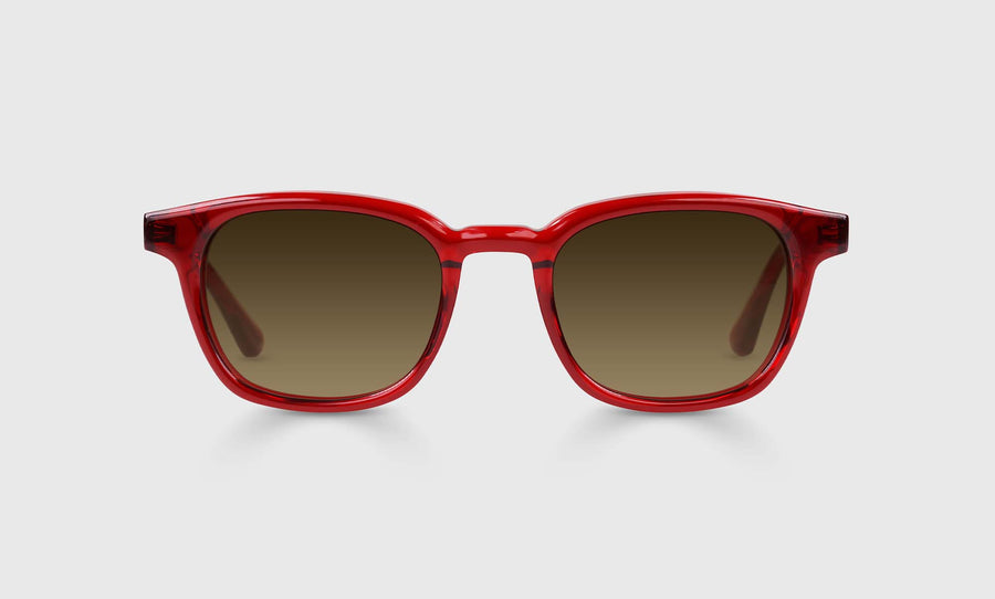 Shareholder Color 01 - Cherry Red Crystal Front and Temples