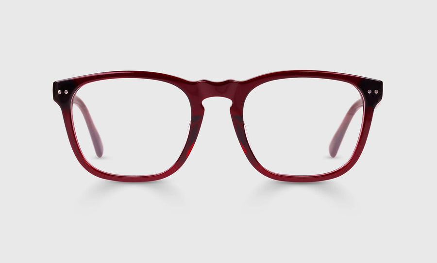 New Sport Color 01 - Deep Red Crystal Front and Temples