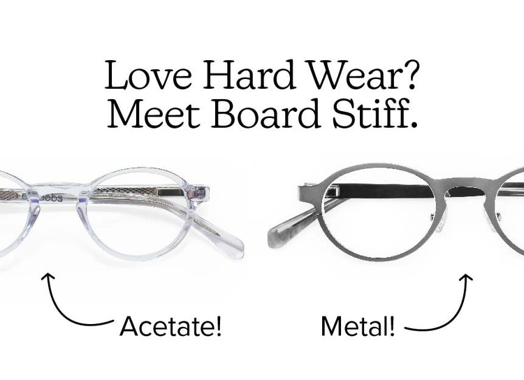 Hard Wear and Board Stiff in Silver and Clear