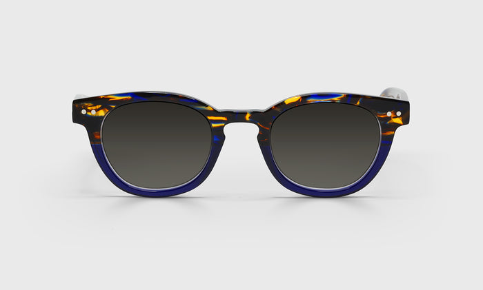 Luxury New Style Round Shape Demi Glasses Womens UV Sunglasses